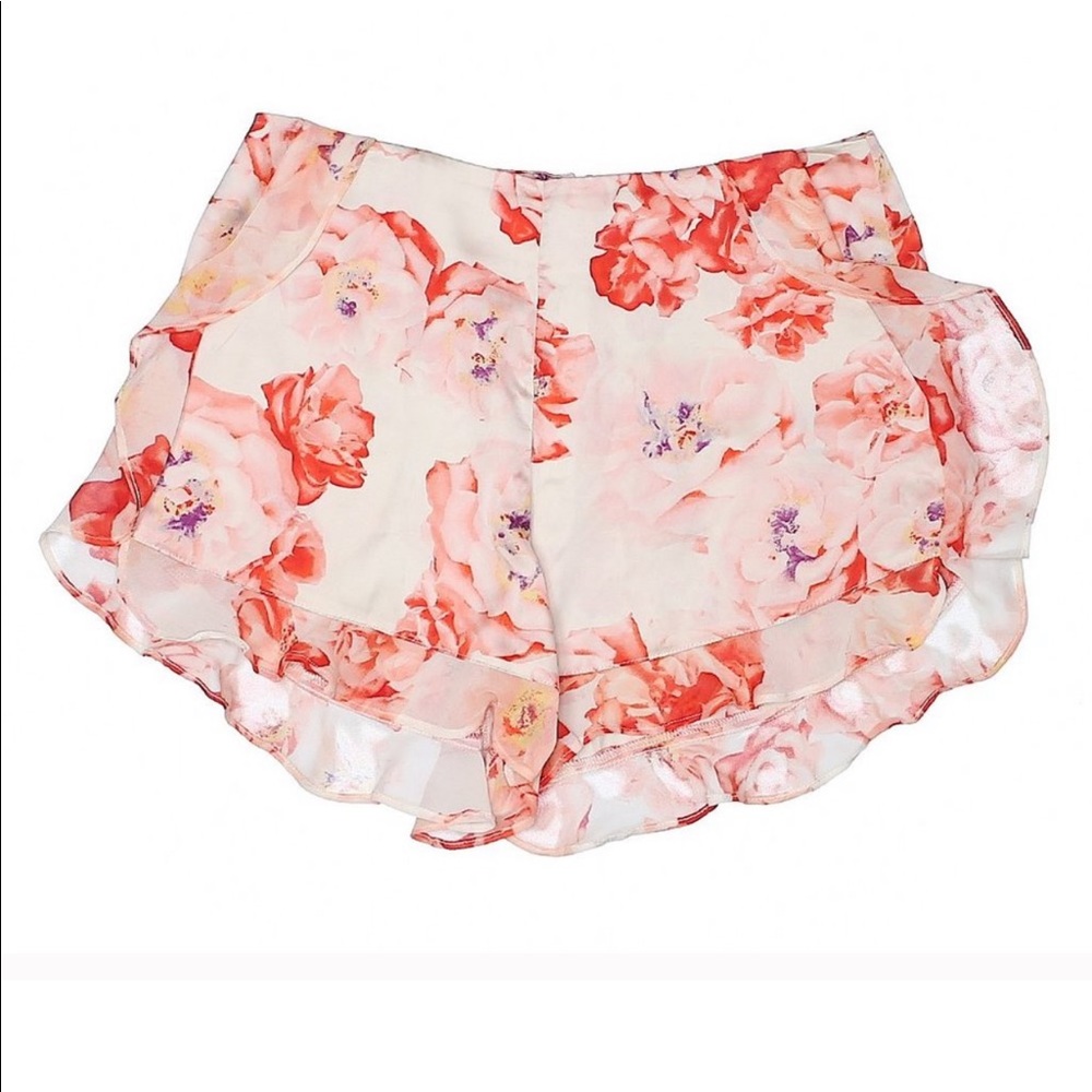 Bcbg floral shorts